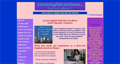 Desktop Screenshot of learningenglishathome.com